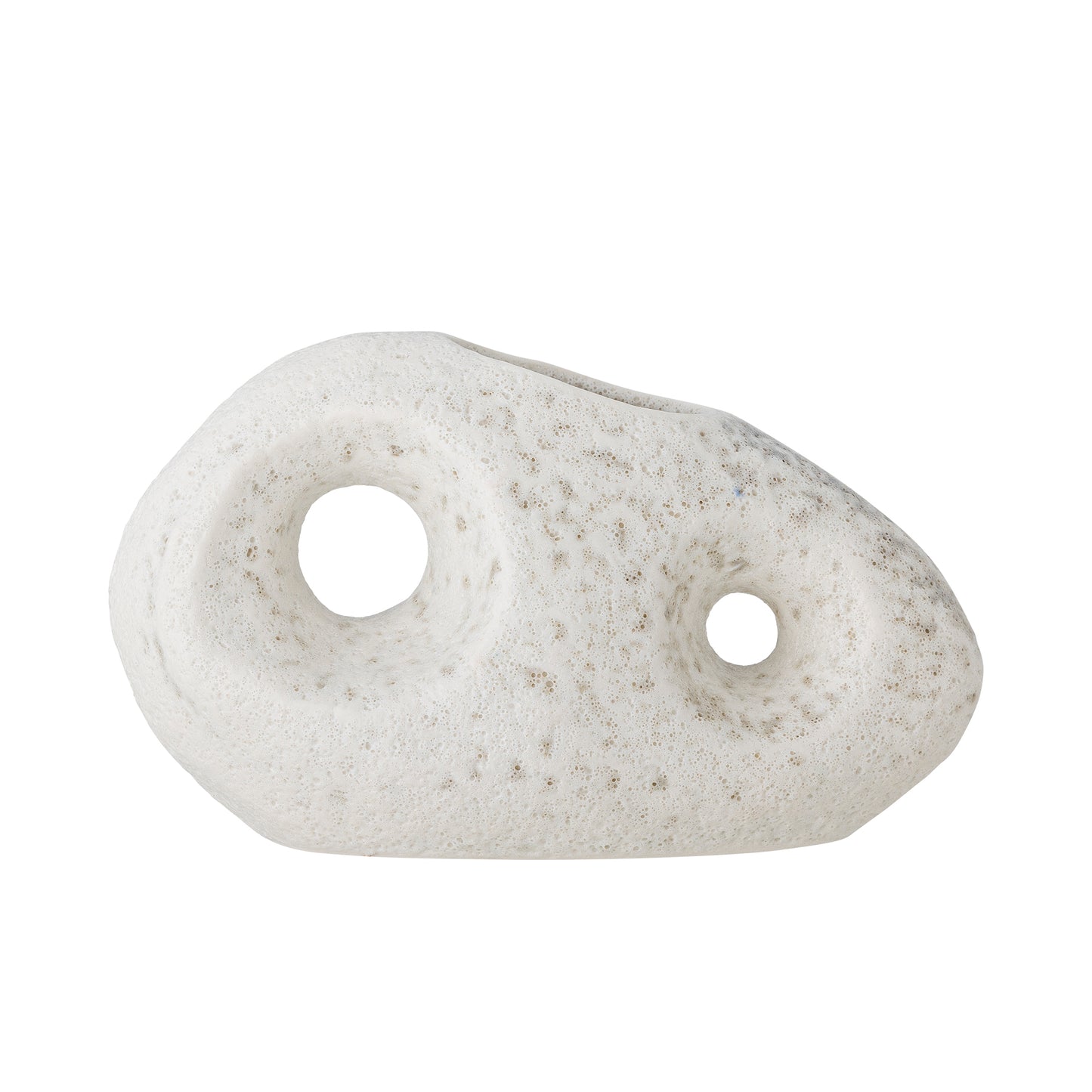 Cala White Stoneware Vase