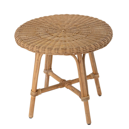 rattan nature side table from Bloomingville