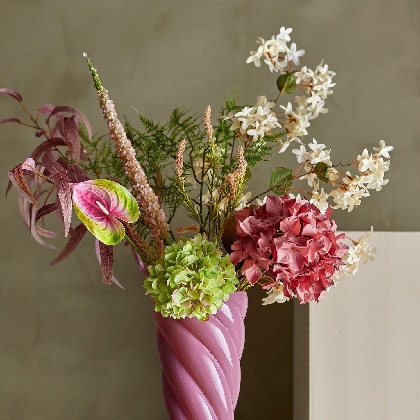 Myrtle white branch Flowers